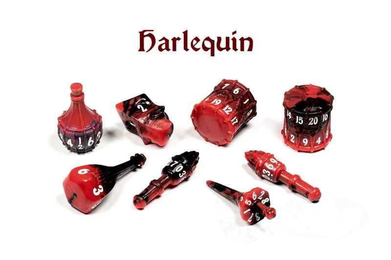 PolyHero Dice - The Bard 8pc Dice Set