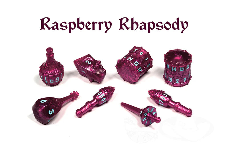 PolyHero Dice - The Bard 8pc Dice Set
