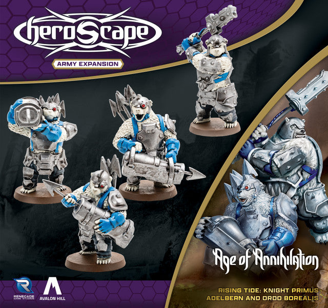 Heroscape: Rising Tide – Knight Primus Adelbern & Ordo Borealis Army Expansion