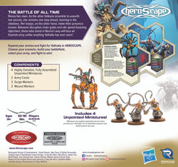 Heroscape: Revna's Rebuke: Iron Lich Viscerot and Necrotech Wraithriders Army Expansion