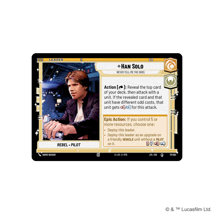 Star Wars Unlimited TCG: Jump to Lightspeed - Spotlight Deck: Han Solo