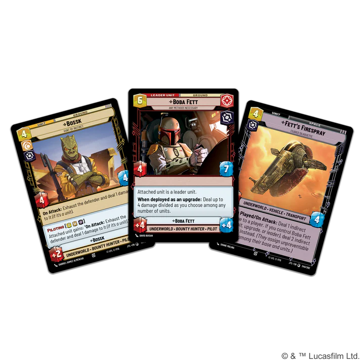 Star Wars Unlimited TCG: Jump to Lightspeed - Spotlight Deck: Boba Fett