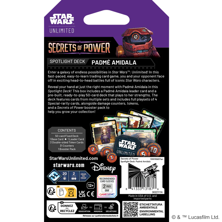 Star Wars Unlimited TCG: Secrets of Power - Spotlight Deck: Padme Amidala