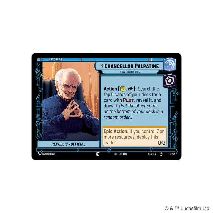 Star Wars Unlimited TCG: Secrets of Power - Spotlight Deck: Chancellor Palpatine