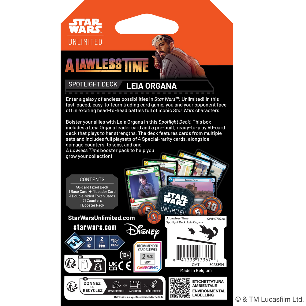 Star Wars Unlimited TCG: Spotlight Deck - Leia Organa