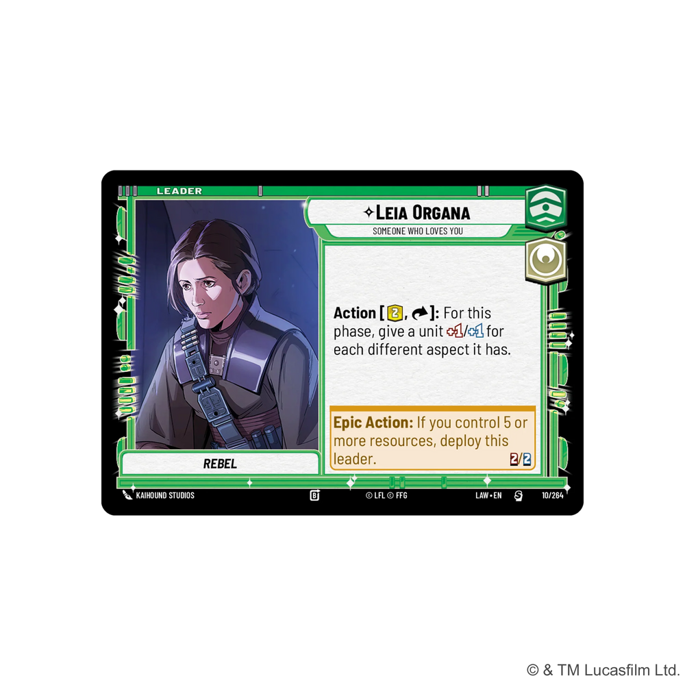 Star Wars Unlimited TCG: Spotlight Deck - Leia Organa