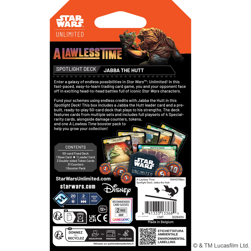 Star Wars Unlimited TCG: Spotlight Deck - Jabba the Hutt