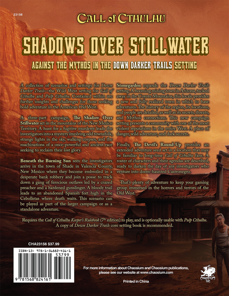 Call of Cthulhu - Shadows Over Stillwater (Hardcover)