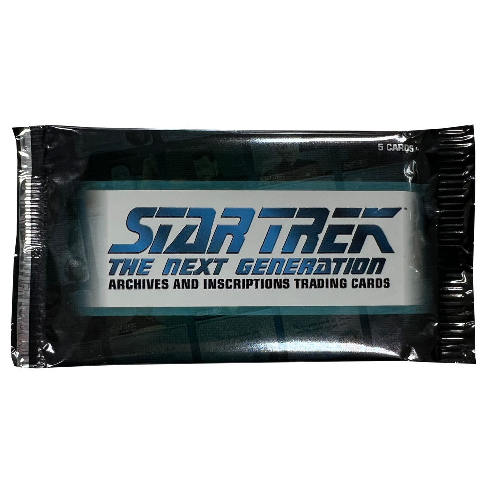 Star Trek The Next Generation Archives and Inscriptions Trading Cards Hobby Pack
