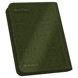 4-Pocket Zip Folio - Magic the Gathering: Avatar The Last Airbender - Green Mana Symbol