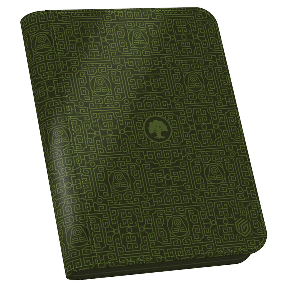 4-Pocket Zip Folio - Magic the Gathering: Avatar The Last Airbender - Green Mana Symbol