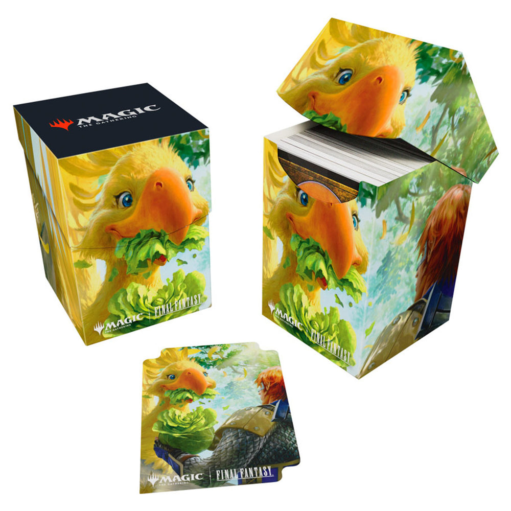 ULTRA PRO: MAGIC THE GATHERING: UNIVERSES BEYOND: FINAL FANTASY: 100+ DECK BOX - CHOCOBO