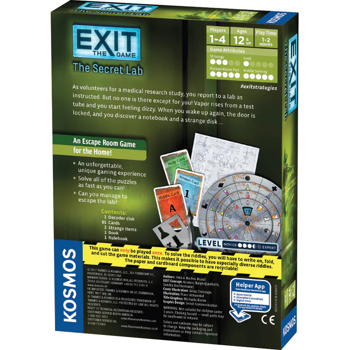 EXIT: The Game - The Secret Lab