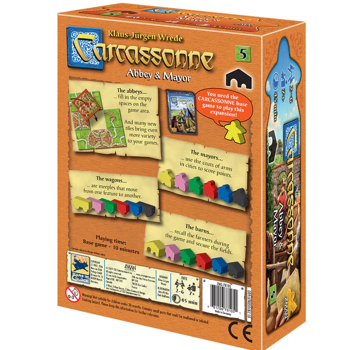Carcassonne: Abbey & Mayor (Expansion 5)
