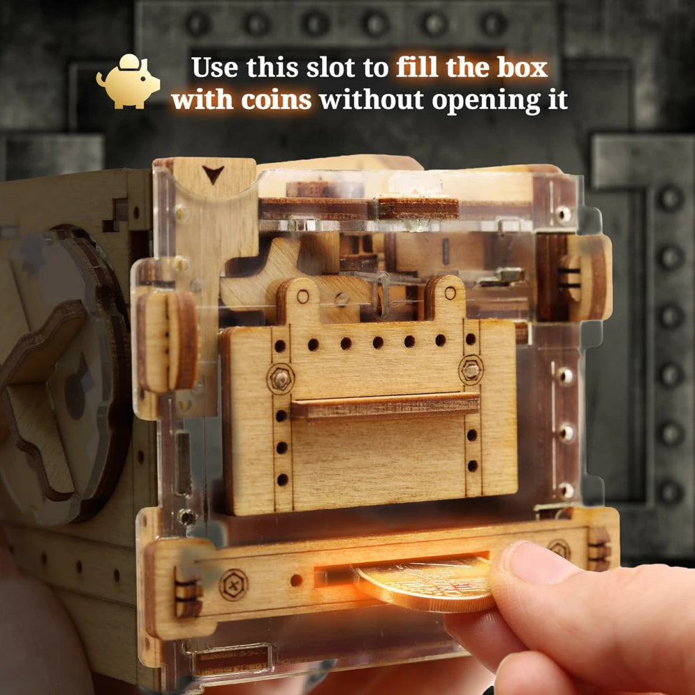 A-maze-ing Safe - Marble Run Puzzle Money Box