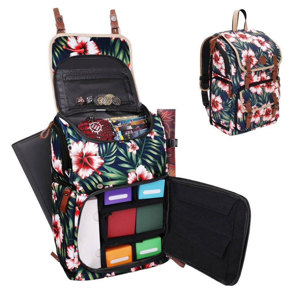 Enhance: Designer Edition Trading Card Storage Backpack - Tropical Print