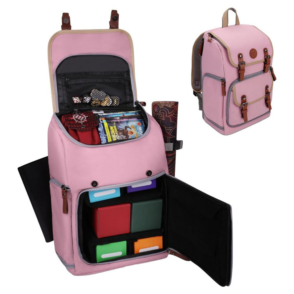 Enhance: Designer Edition Trading Card Storage Backpack Mid-Size - Pink