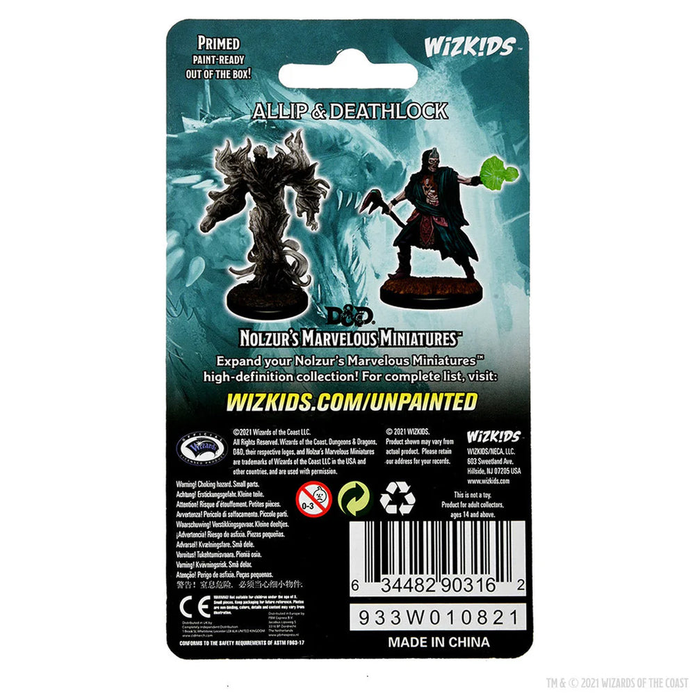 D&D Nolzur's Marvelous Miniatures: Allip & Deathlock
