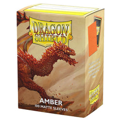 Deck Protector: Dragon Shield: Matte: Amber (100)