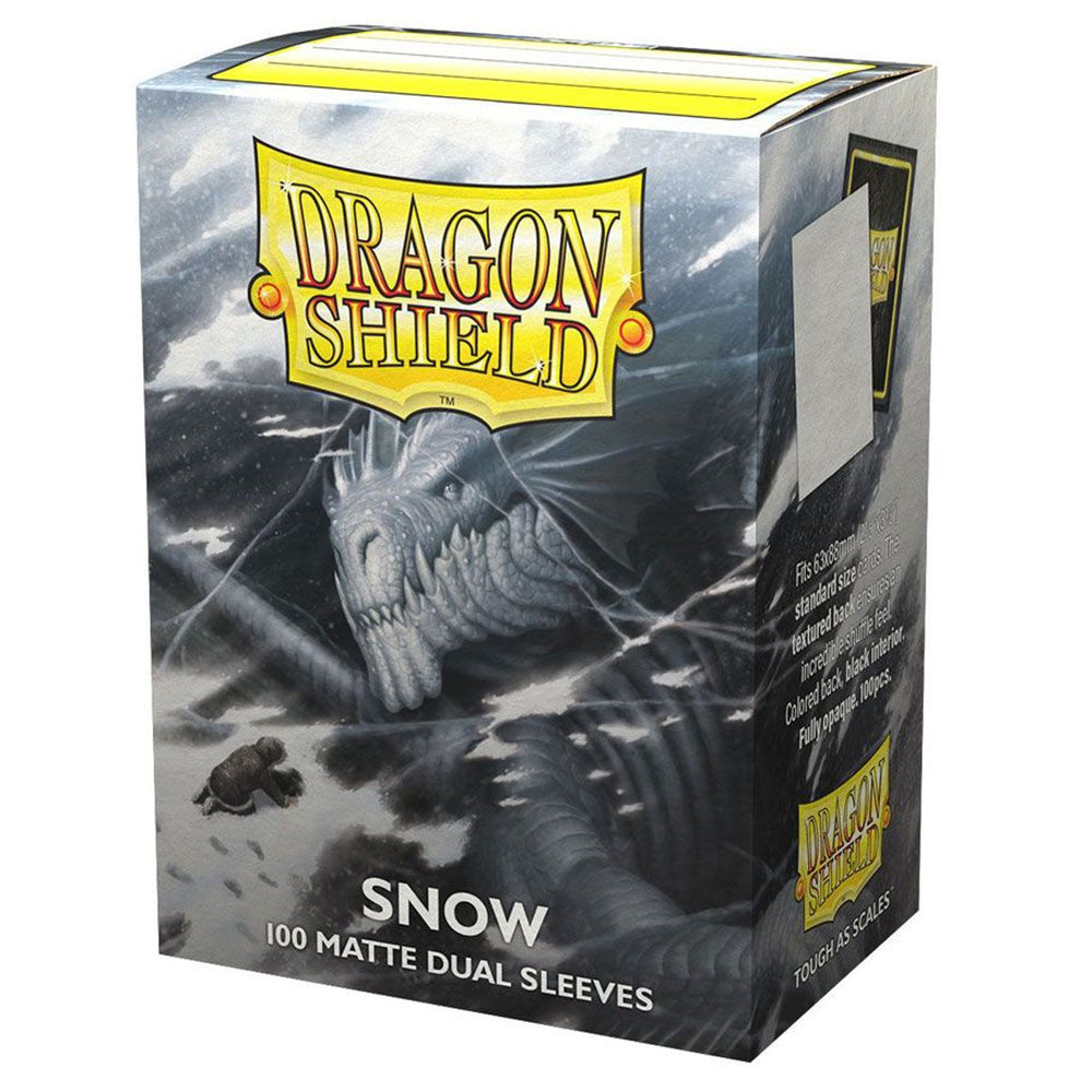 Deck Protector: Dragon Shield - Dual Matte: Snow (100)