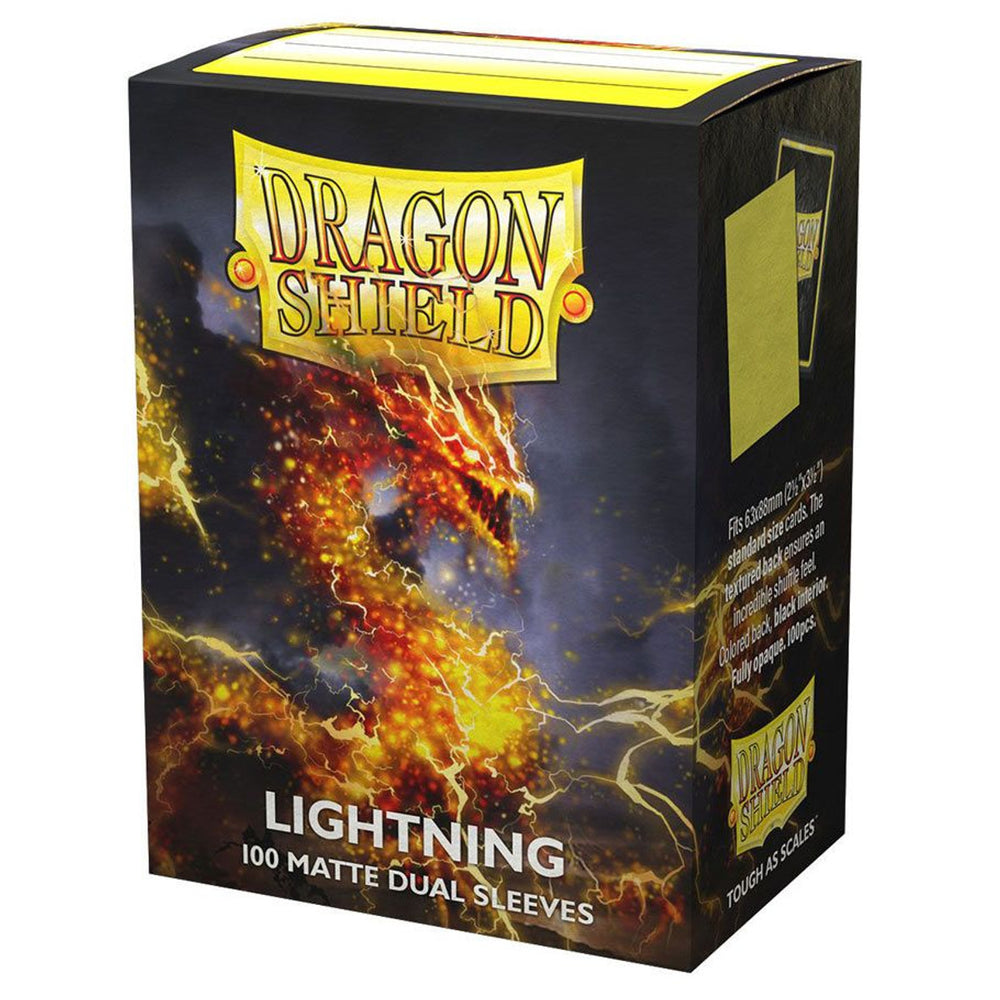 Deck Protector: Dragon Shield - Dual Matte: Lightning (100)