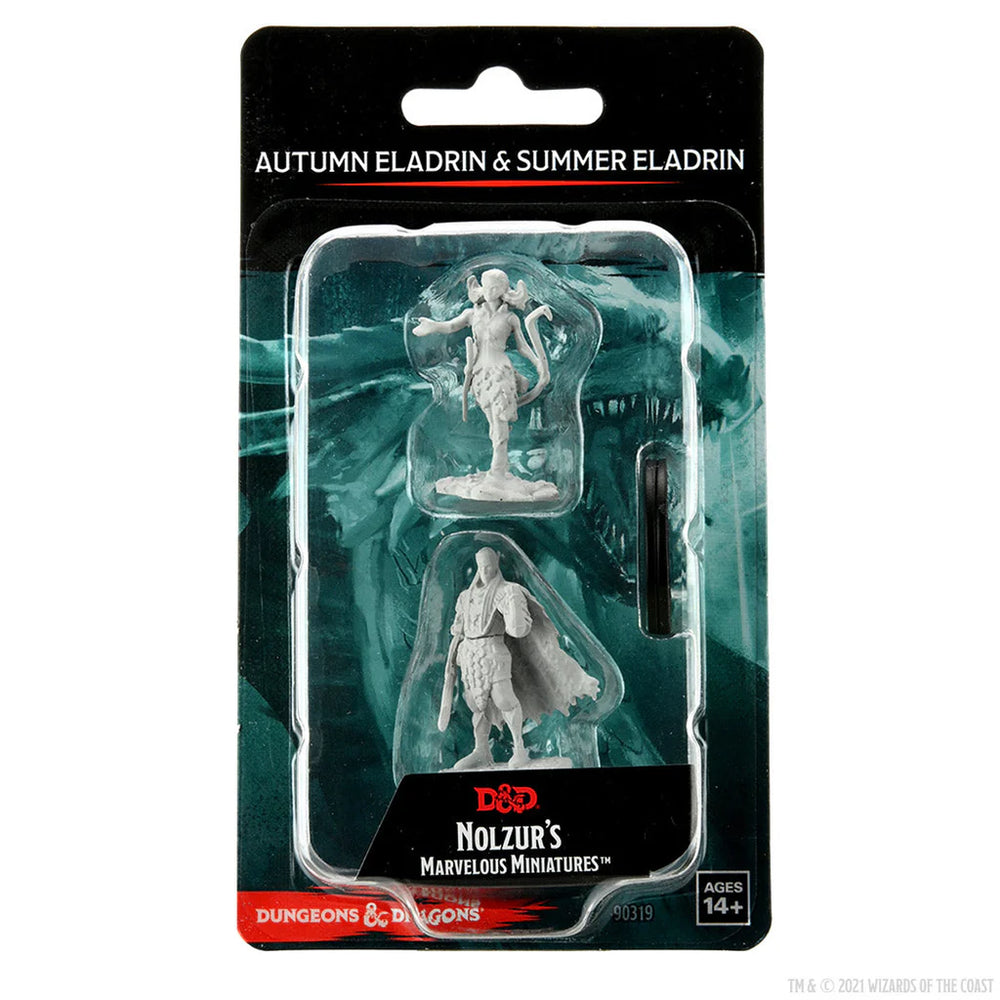 D&D Nolzur's Marvelous Miniatures: Autumn Eladrin (F) & Summer Eladrin (M)