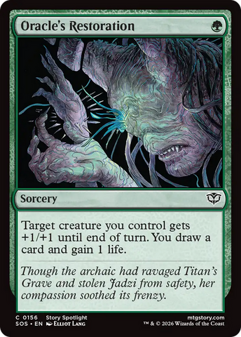 Oracle's Restoration [Secrets of Strixhaven]
