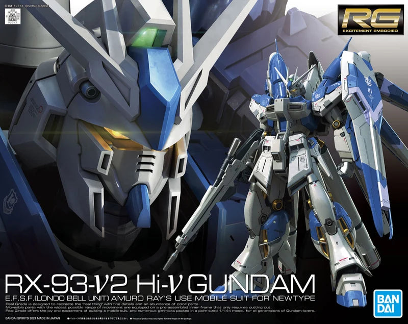 Gundam Model Kit - Real Grade (RG 1/144) - RX-93-V2 Hi-V Gundam