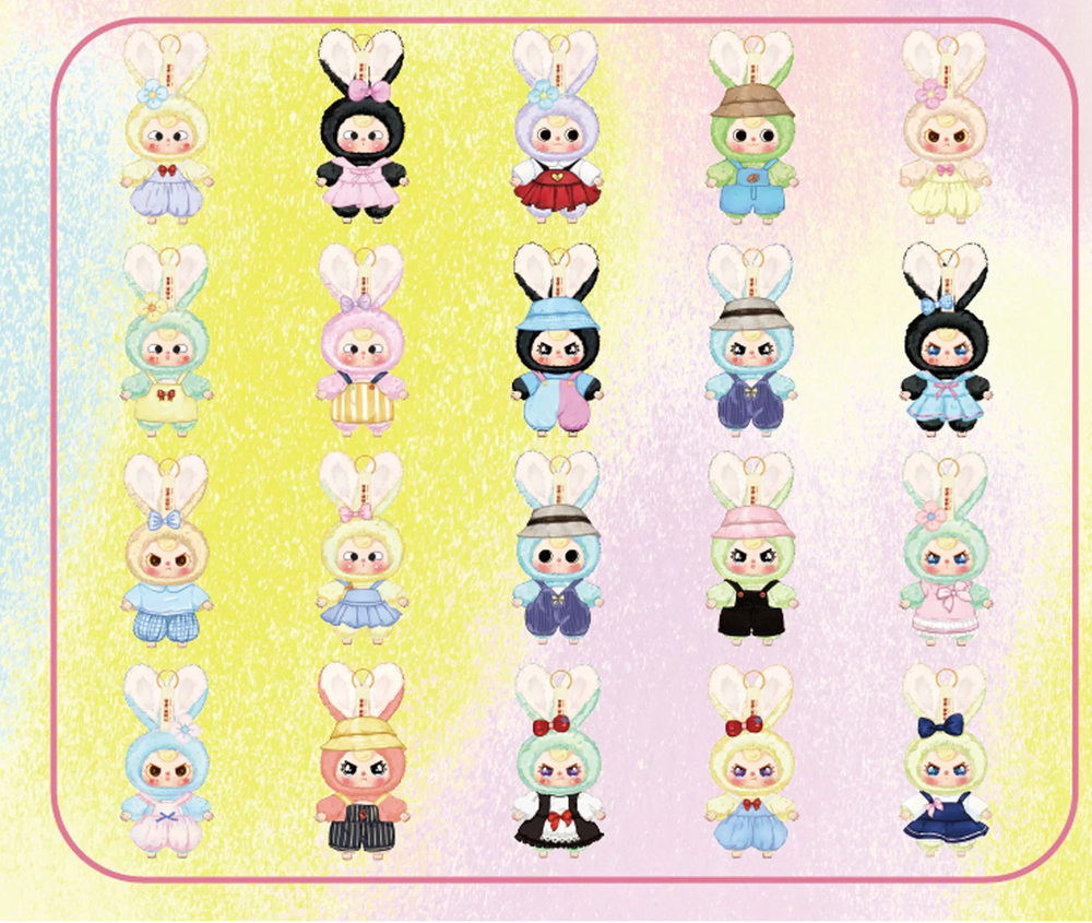 Baby Three - Macaron Cute Bunny Stuffed Blind Box