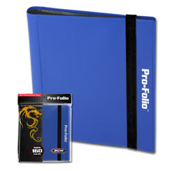BCW SUPPLIES: PRO-FOLIO - 4-POCKET BLUE