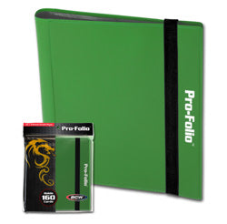 BCW SUPPLIES: PRO-FOLIO - 4-POCKET GREEN