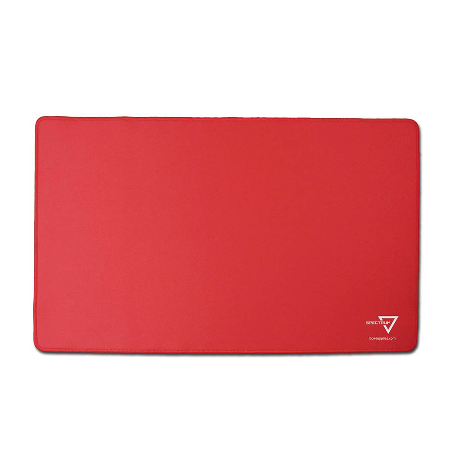 BCW SUPPLIES: SPECTRUM PLAYMAT: STITCHED RED