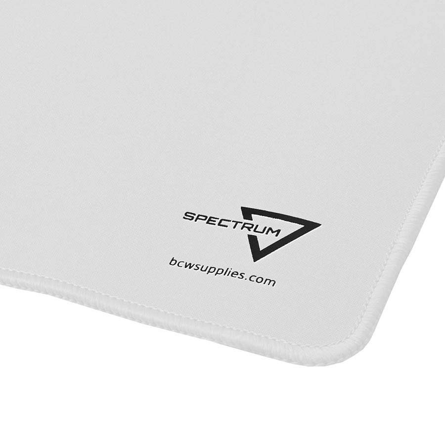 BCW SUPPLIES: SPECTRUM PLAYMAT: STITCHED WHITE