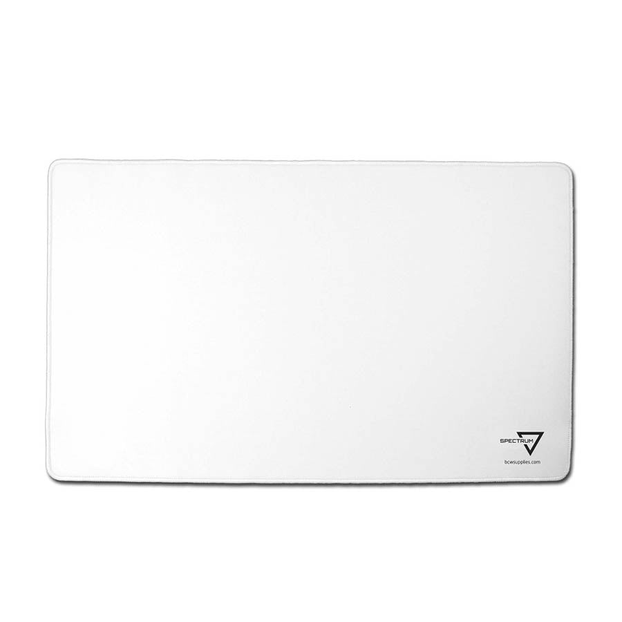 BCW SUPPLIES: SPECTRUM PLAYMAT: STITCHED WHITE