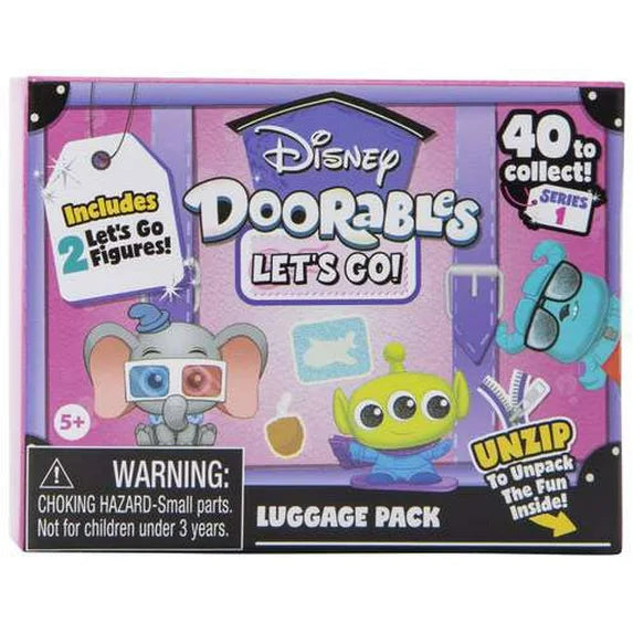 Disney Doorables - Let's Go! Series 1 Luggage Pack