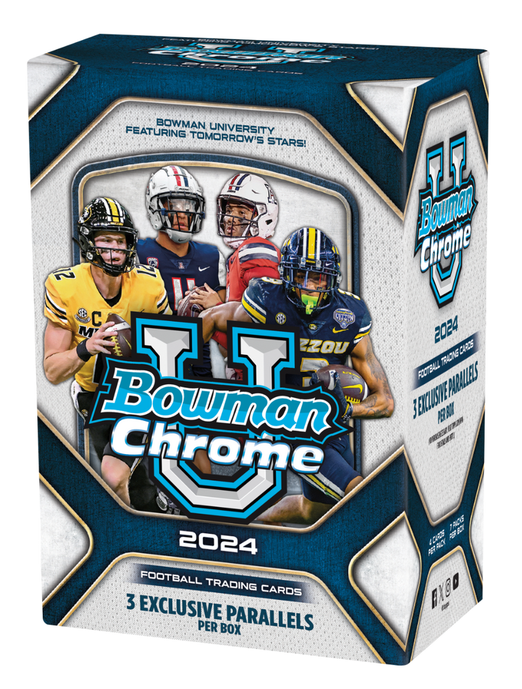 2024 Bowman Chrome University Football Value Blaster Box