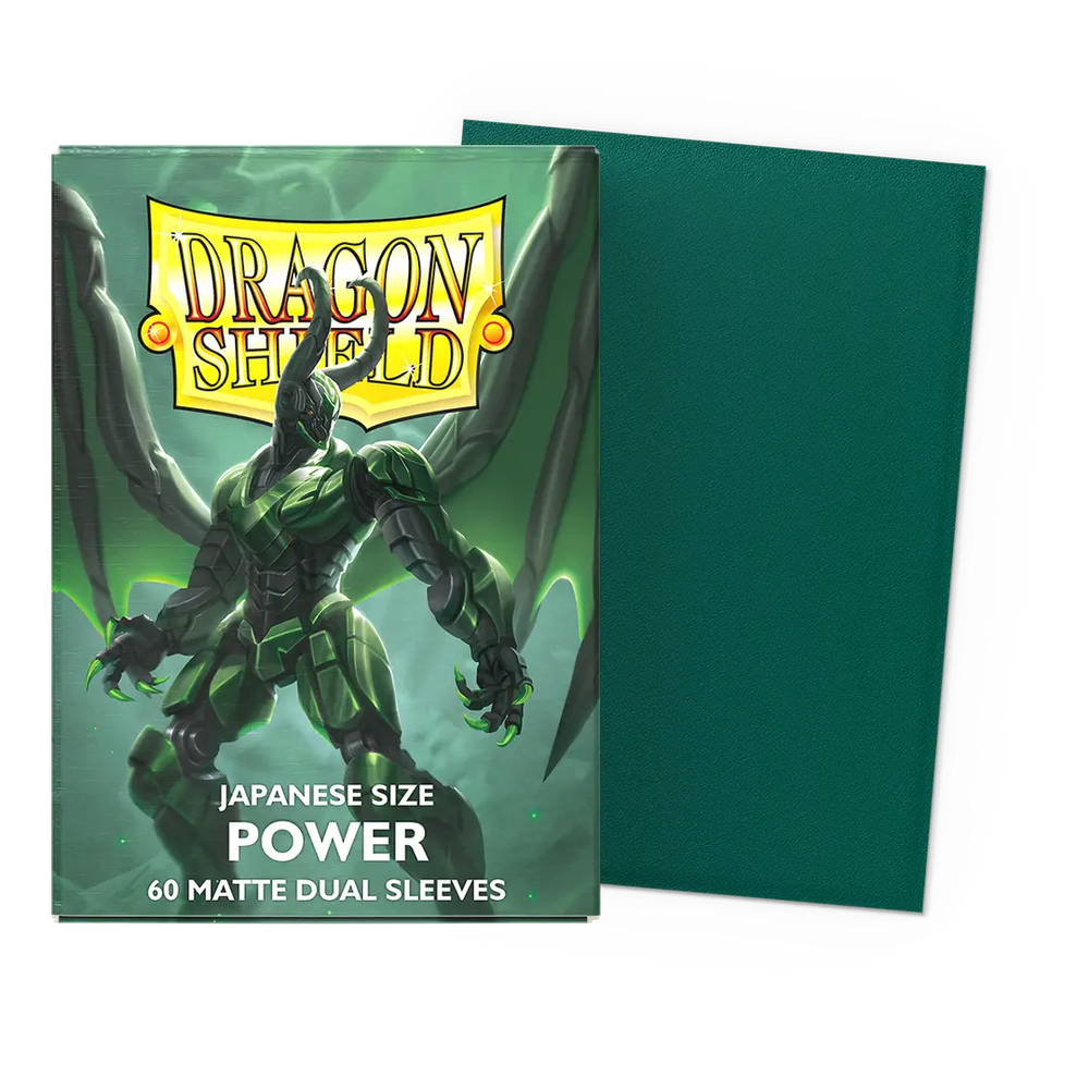 Deck Protector: Dragon Shield: Japanese: Dual Matte: Power (60)