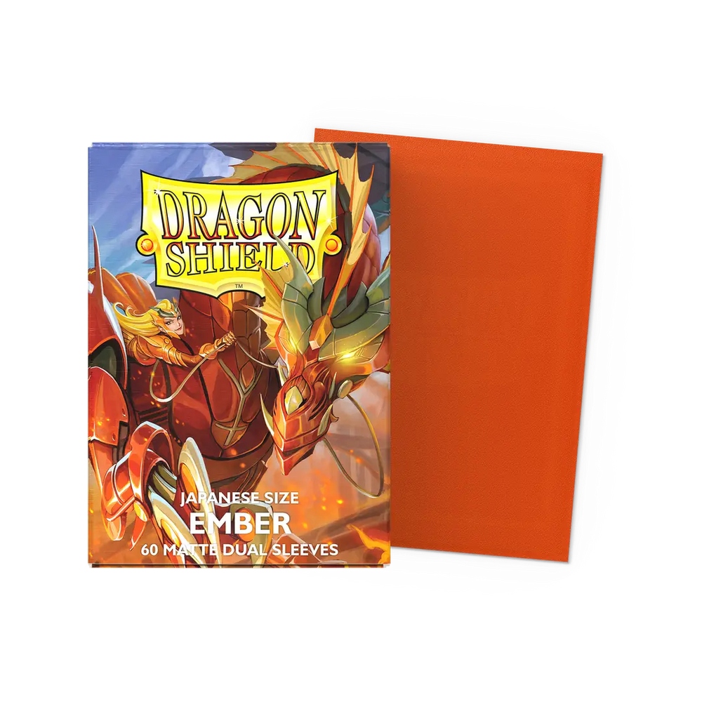 Deck Protector: Dragon Shield: Japanese: Dual Matte: Ember (60)