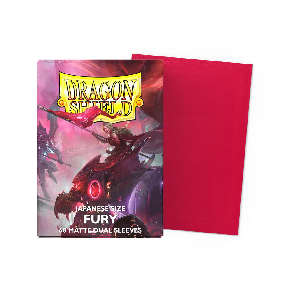 Deck Protector: Dragon Shield: Japanese: Dual Matte: Fury (60)
