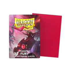 Deck Protector: Dragon Shield: Japanese: Dual Matte: Fury (60)