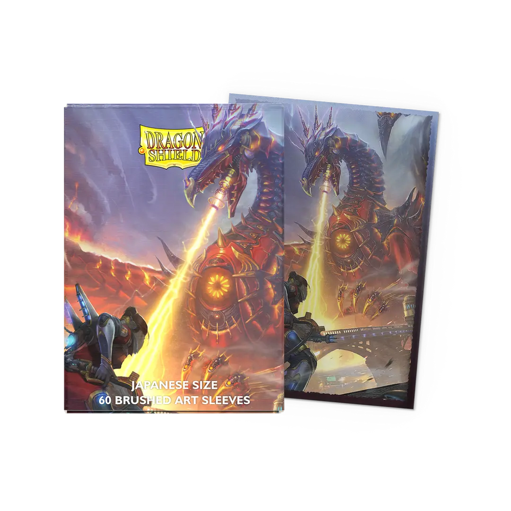 Deck Protector: Dragon Shield: Japanese: Art: Brushed: Bolt Reaper (60)