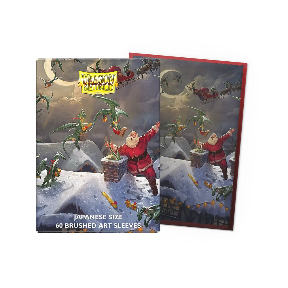 Deck Protector: Dragon Shield: Japanese: Art: Brushed: Christmas 2023 (60)