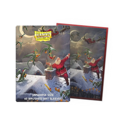 Deck Protector: Dragon Shield: Japanese: Art: Brushed: Christmas 2023 (60)