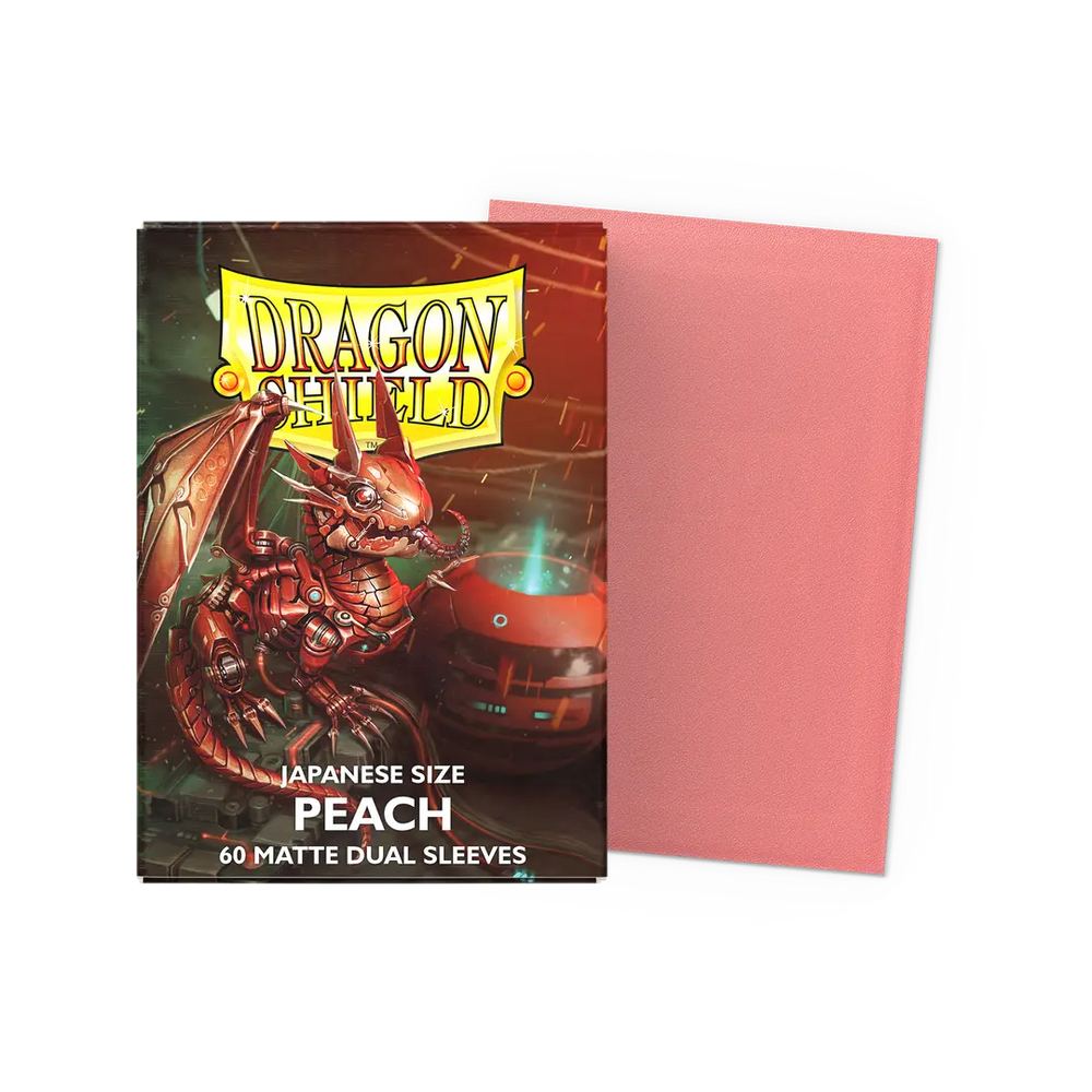 Deck Protector: Dragon Shield: Japanese: Dual Matte: Peach (60)