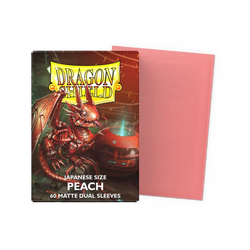 Deck Protector: Dragon Shield: Japanese: Dual Matte: Peach (60)