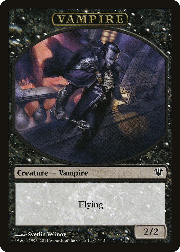 Blood // Vampire (0007) Double-Sided Token [Innistrad Remastered Tokens]