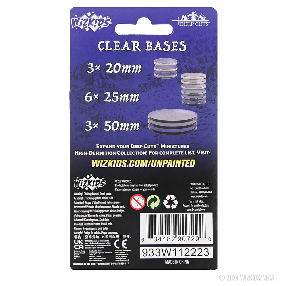 WizKids Deep Cuts: Clear Bases