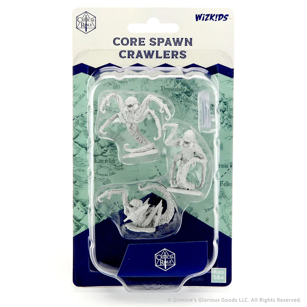 Critical Role Unpainted Miniatures: Core Spawn Crawlers