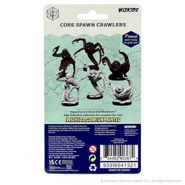 Critical Role Unpainted Miniatures: Core Spawn Crawlers