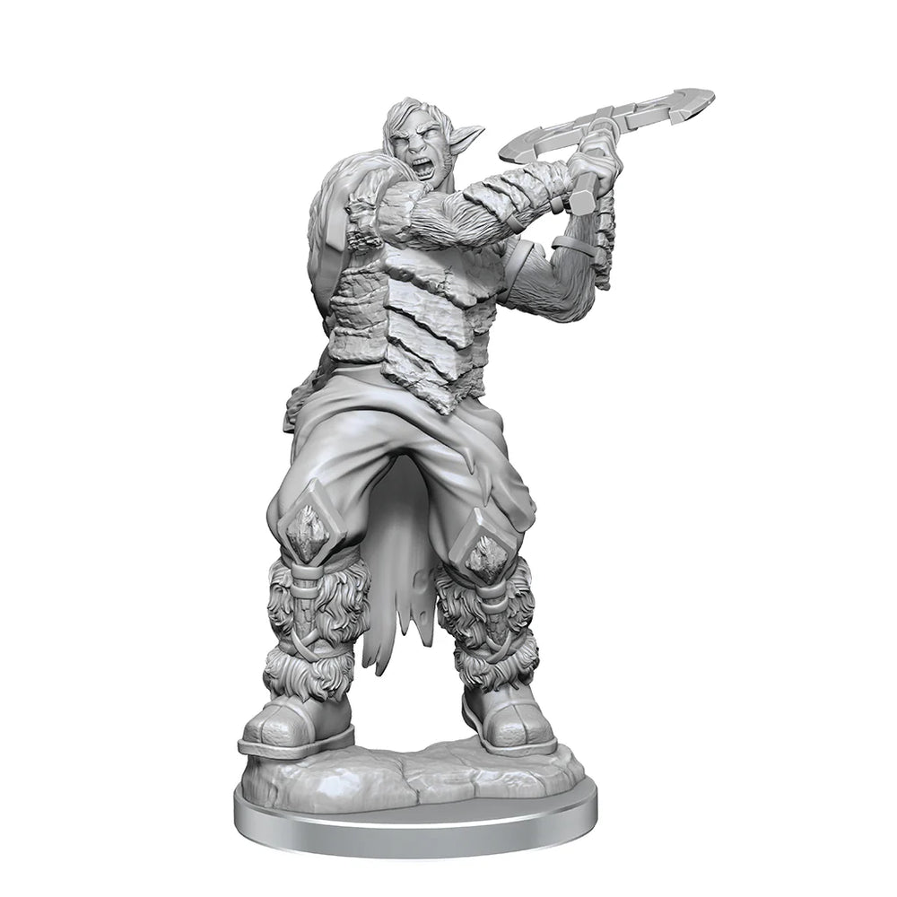 Critical Role Unpainted Miniatures: Ashari Stoneguard & Ashari Skydancer